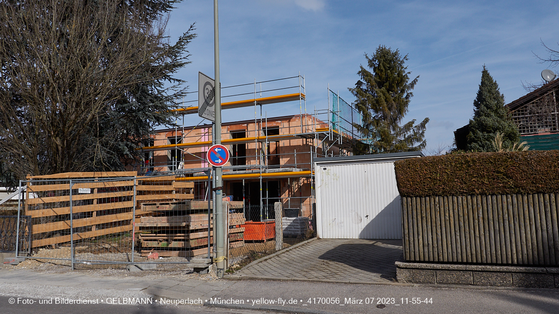 07.03.2023 - Baustelle Niederalmstrasse 16 in Neuperlach